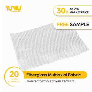 Tecido de fibra de vidro Yuniu 7628 Tecido de fibra de vidro multiaxial de alta qualidade para perfis de pultrusão