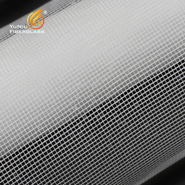 Malha de fibra de vidro tecida de alto desempenho 110gr 10x10 malha de fibra de vidro resistente a álcalis para placa de gesso