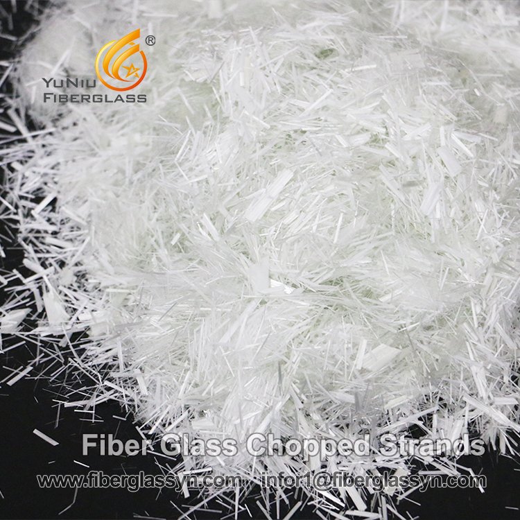 Fios picados de fibra de vidro de 4,5 mm para material de fricção