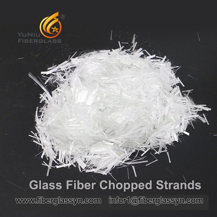 Fibra de vidro curta de fibra de vidro cortada de alta qualidade Fibra de vidro tipo E