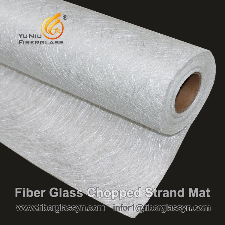 Emulsão 225 g/m² fibra de vidro E fibra de vidro picada esteira
